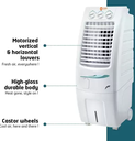 Orient Electric 30 L Room Air Cooler  (White, CP3201H)