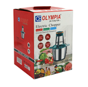 Olympia Electric Chopper With High-Quality Stainless Steel Blade 2L Capacity And 600W OE-369-SS