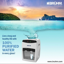 Bruhm Water Dispenser Table Top Hot & Cold White BDT-1152