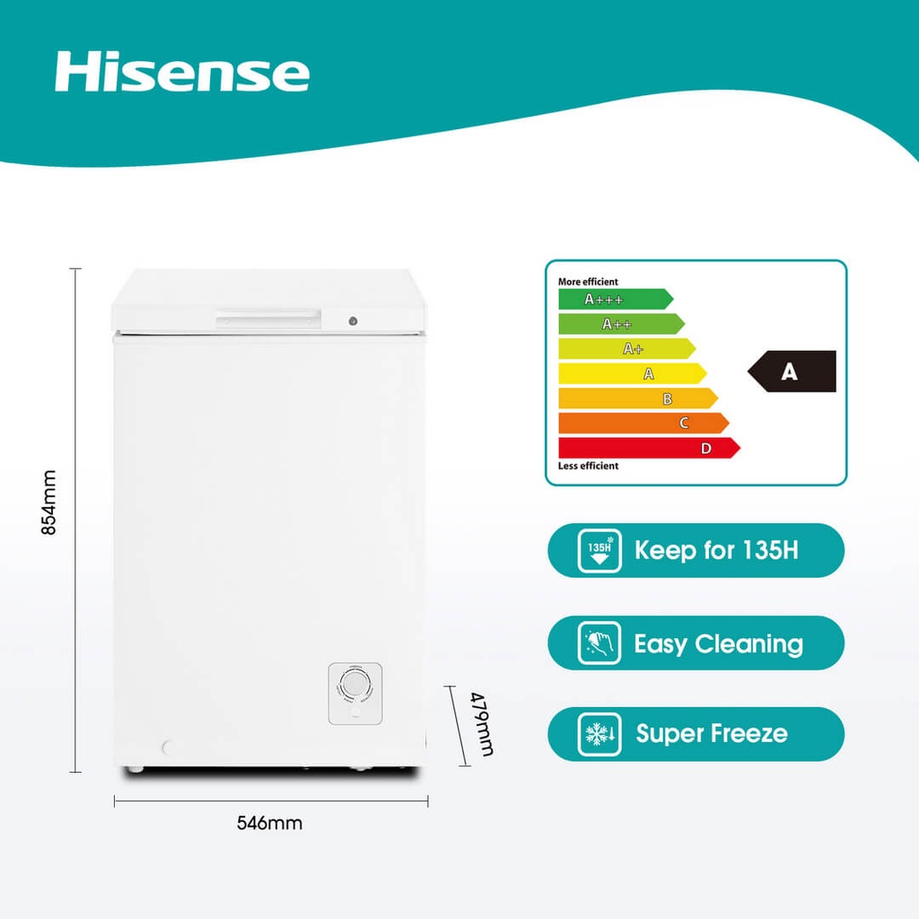 Hisense H125CF | (Chest Freezer) Refrigerator