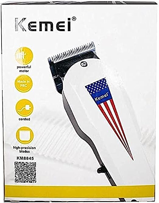 Kemei km-8845 Hair Clipper - White