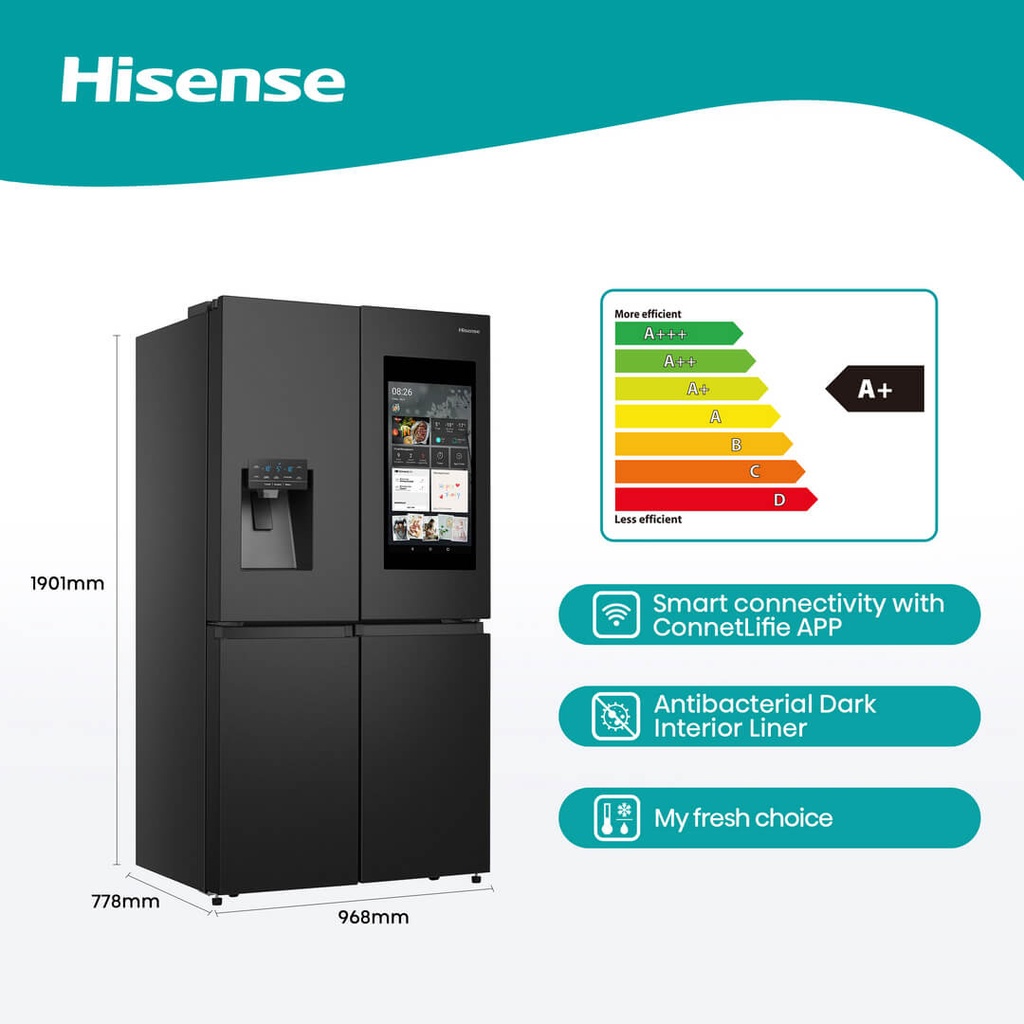 Hisense H750FSB-IDS | (Multi-Door) Refrigerator