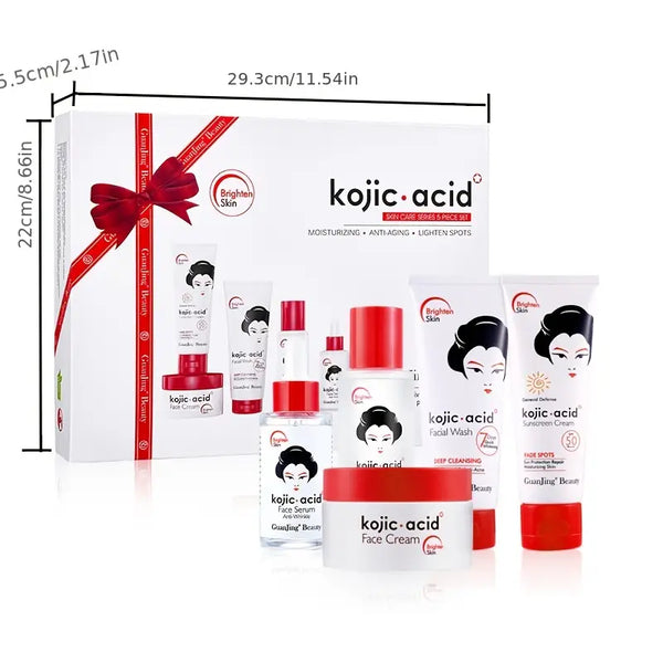 Kojic Acid Skin Care Series 5 Piece Set