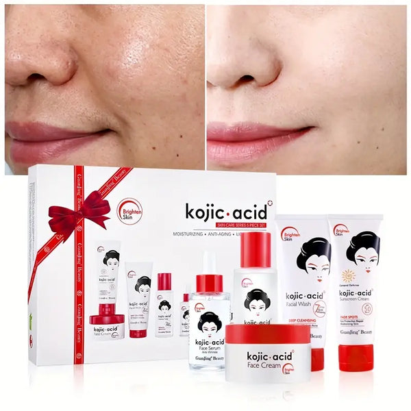 Kojic Acid Skin Care Series 5 Piece Set