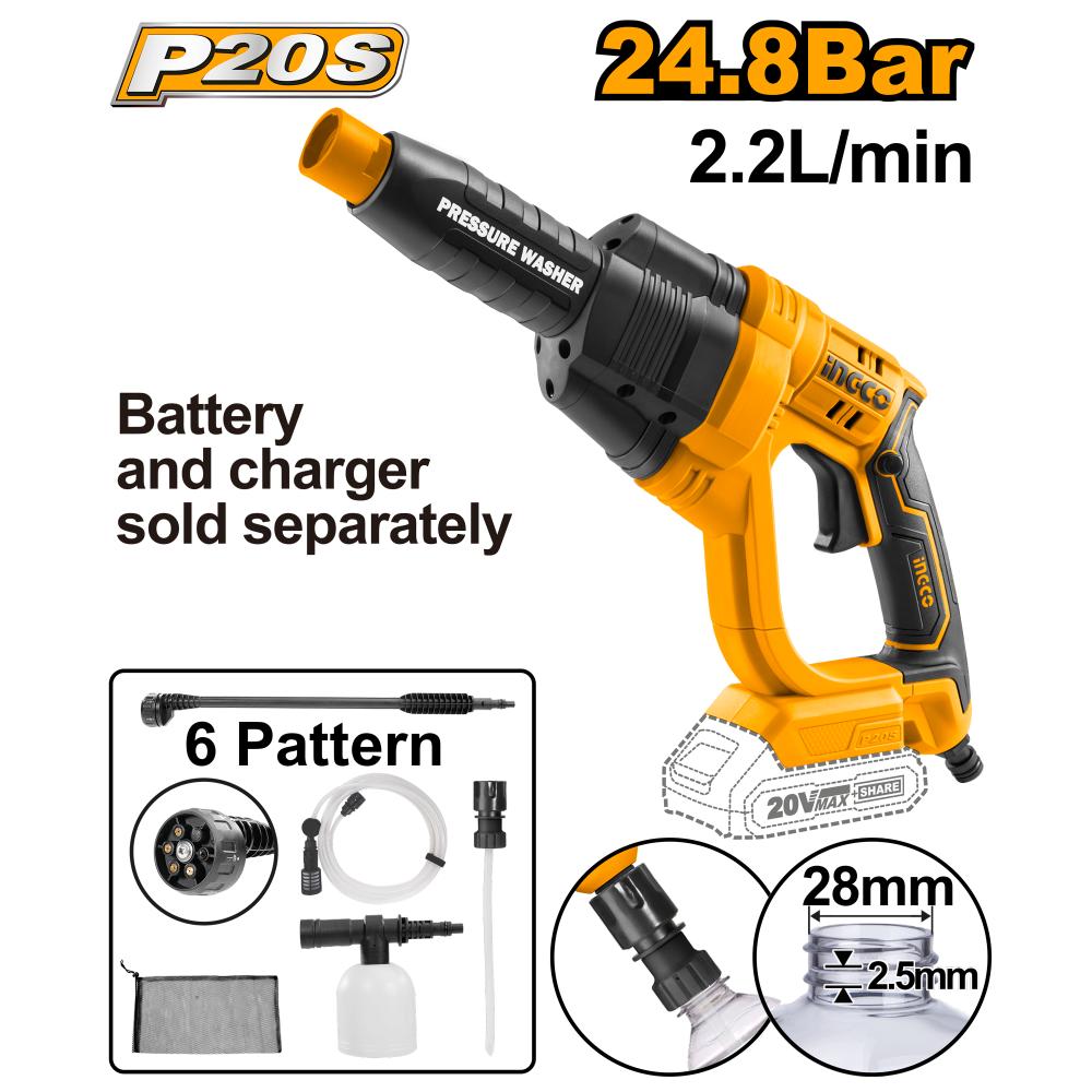 Ingco Lithium-ion Pressure Washer