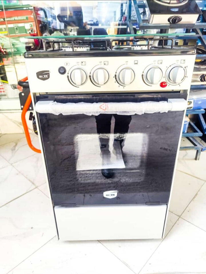 Mr Uk Free Standing Gas Cooker 5055G3E1 Silver