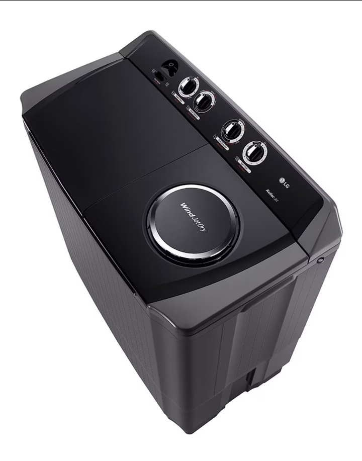 LG Twin Tub Washing Machine 16kg, Black