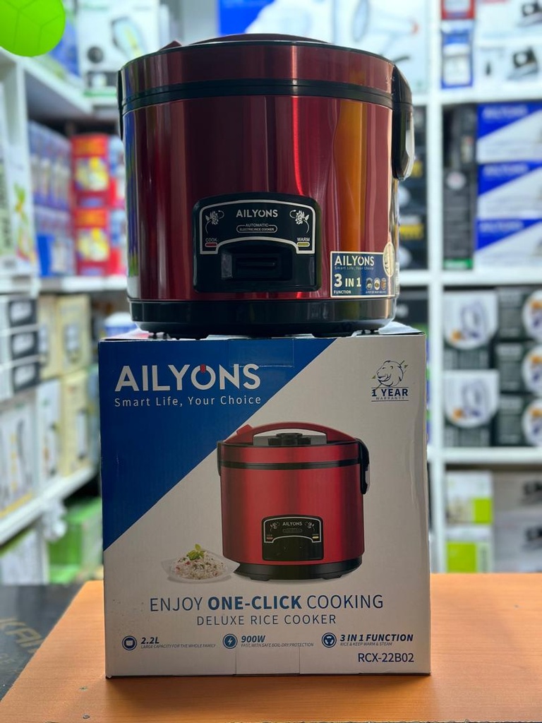 Ailyons 2.2L Rice Cooker