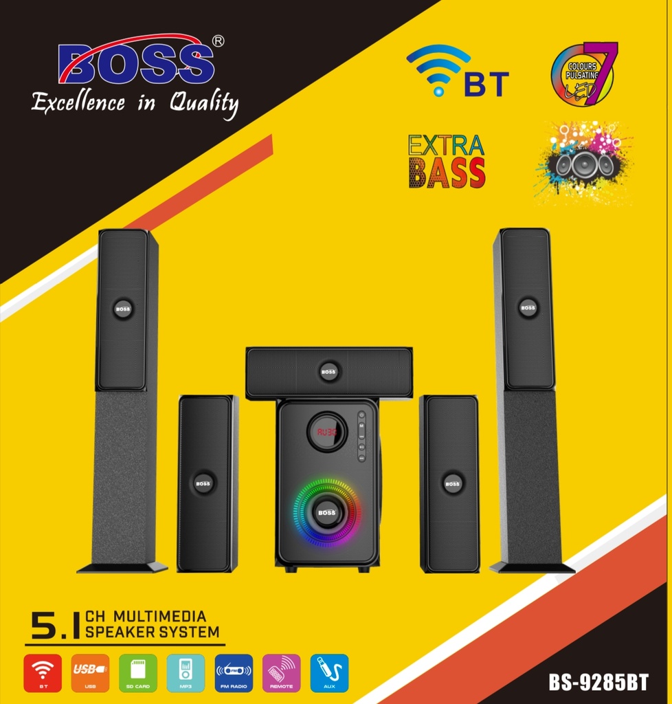 Boss 5.1CH Subwoofer |BS 9285BT