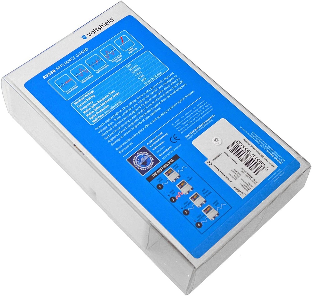 Sollatek AVS 30 Appliance Guard For Air Conditioners, Large Freezers/Fridges AVS30