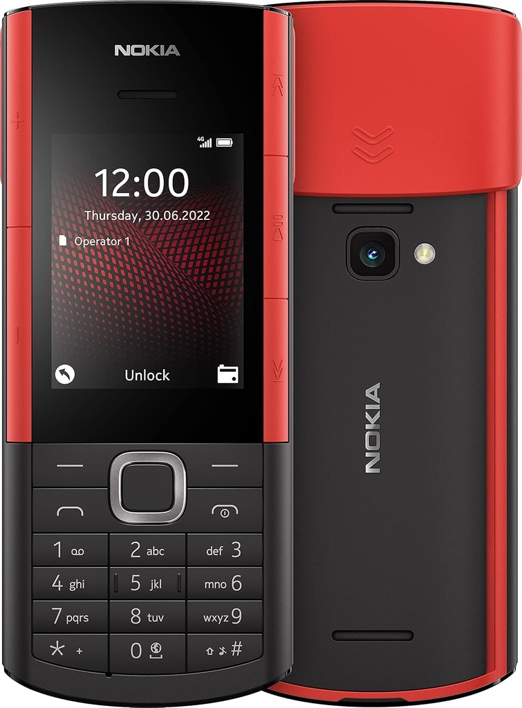 Nokia 5710 Xpress Feature Phone with Built-In Wireless Earbuds and 4G Connectivity