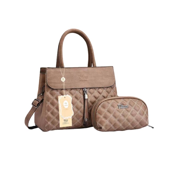 DJRM Classic Medium Sized Handbag |Brown