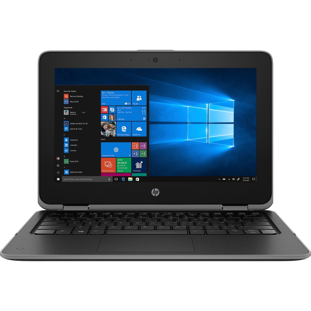 HP ProBook x360 11 G4 EE 11.6" Touchscreen 2 in 1 Notebook - Intel Core M m3-8100Y - 8GB RAM - 128GB SSD - Intel HD Graphics 615 - Windows 10 Home (English) - Black