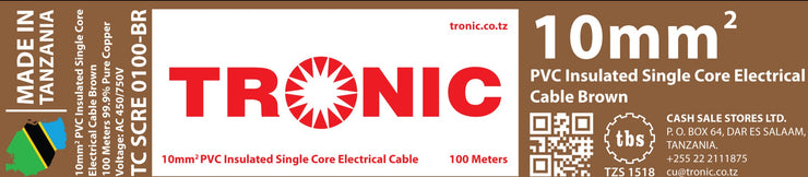 Tronic 10 mm Single Core Cable