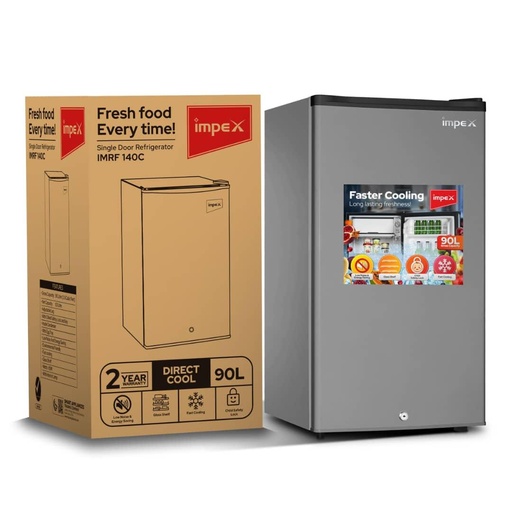 Impex Single Door Fridge 90L