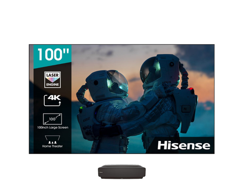 Hisense 100" HE10025 Ultra Short Throw 4K Smart Laser TV with Dolby Atmos