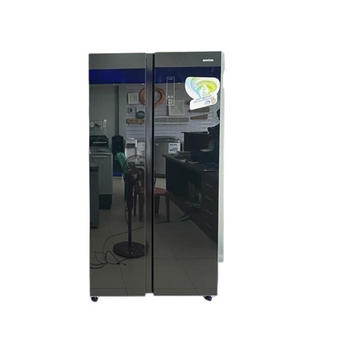 Bruhm Refrigerator 516L with Water Dispenser Side by Side Doors BFX-529EN