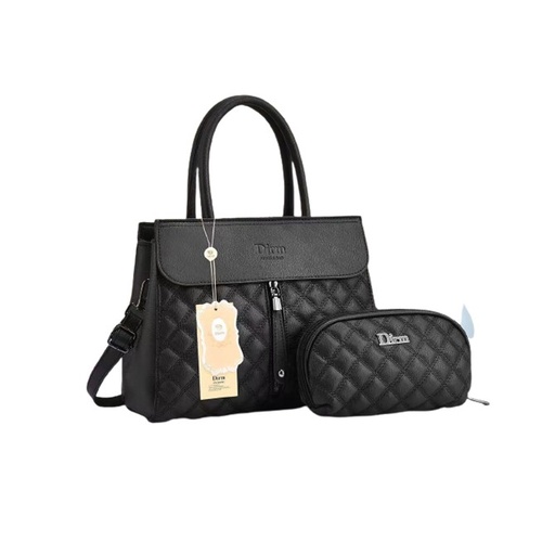 DJRM Classic Medium Sized Handbag |Black