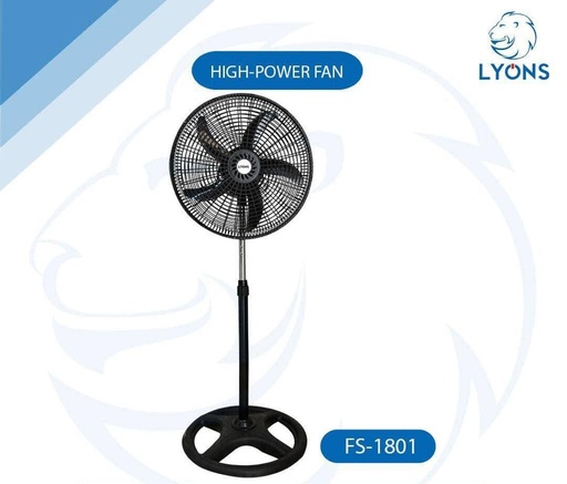 Lyons 18'' Standing Fan |FS-1801 (Carton 2pcs)