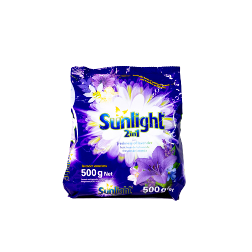 Sunlight 2in1 Hand Washing Powder |Lavender 500g