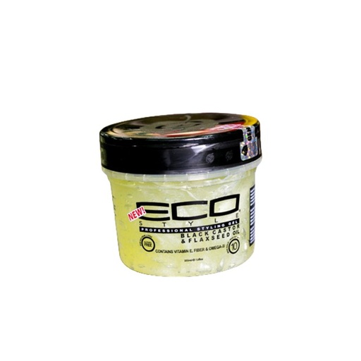 Eco Style Gel Black Castor and Flaxeed Oil |355Ml