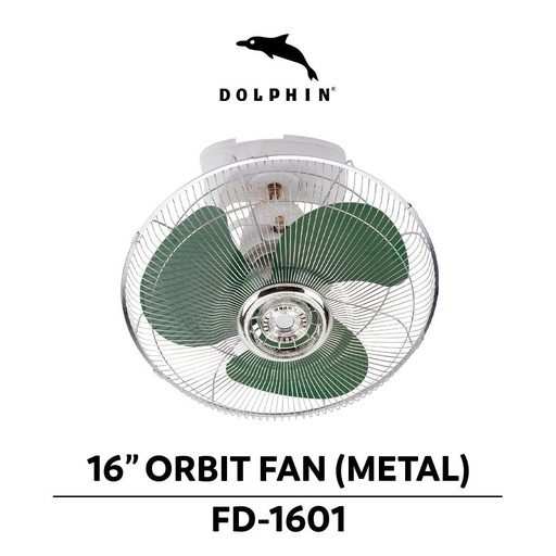 Dolphin 16" Metal Orbit Fan FD-1601